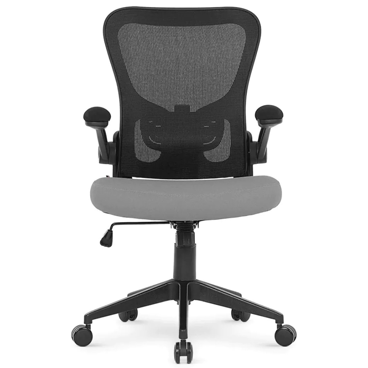 Cadeira De Escritório DT3 Vita, Ajustável, Ergonômica, Mesh, Preto e Cinza, 13907-0