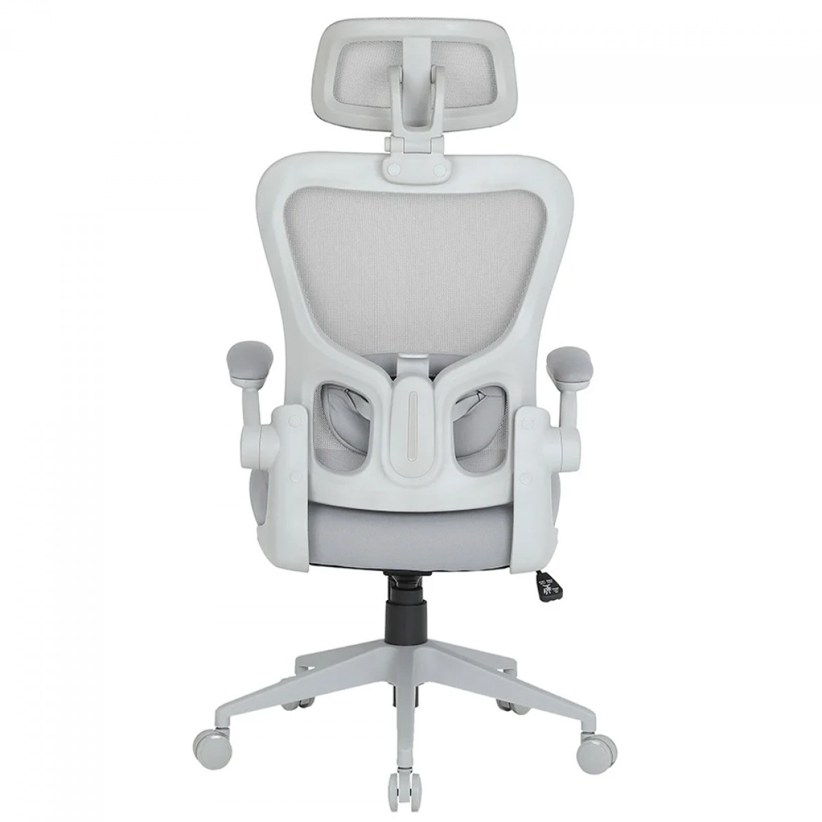Cadeira De Escritório DT3 Vita H, Ajustável, Ergonômica, Mesh, Cinza, 14557-2