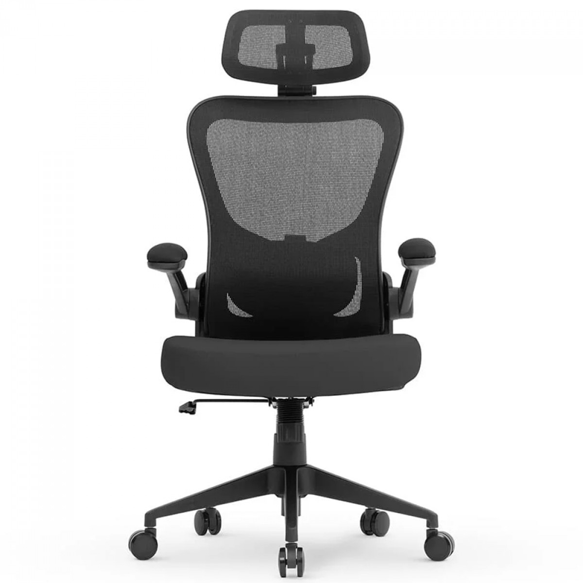 Cadeira De Escritório DT3 Vita H, Ajustável, Ergonômica, Mesh, Cinza Escuro, 14230-0