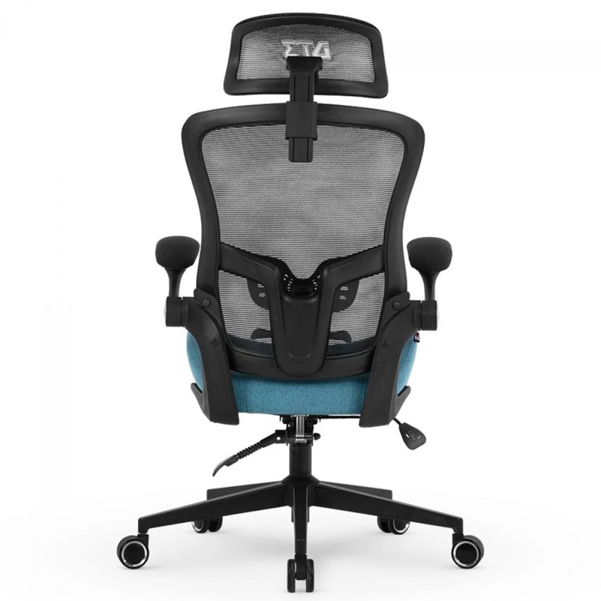 Cadeira De Escritório DT3 Vita Super H, Ajustável, Ergonômica, Mesh, Preto e Azul, 14248-9