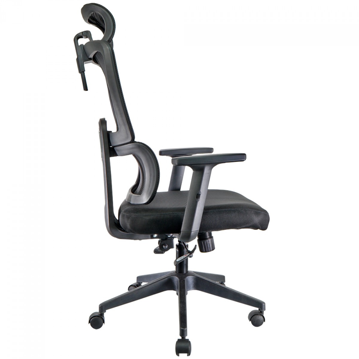 Cadeira de Escritório Keytime ErgoFlex 3D, Ajustável, Mesh, Preta, KYT00041