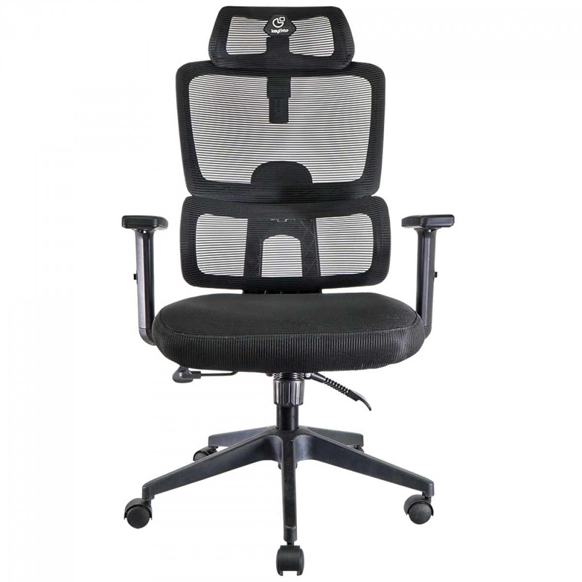 Cadeira de Escritório Keytime ErgoFlex 3D, Ajustável, Mesh, Preta, KYT00041