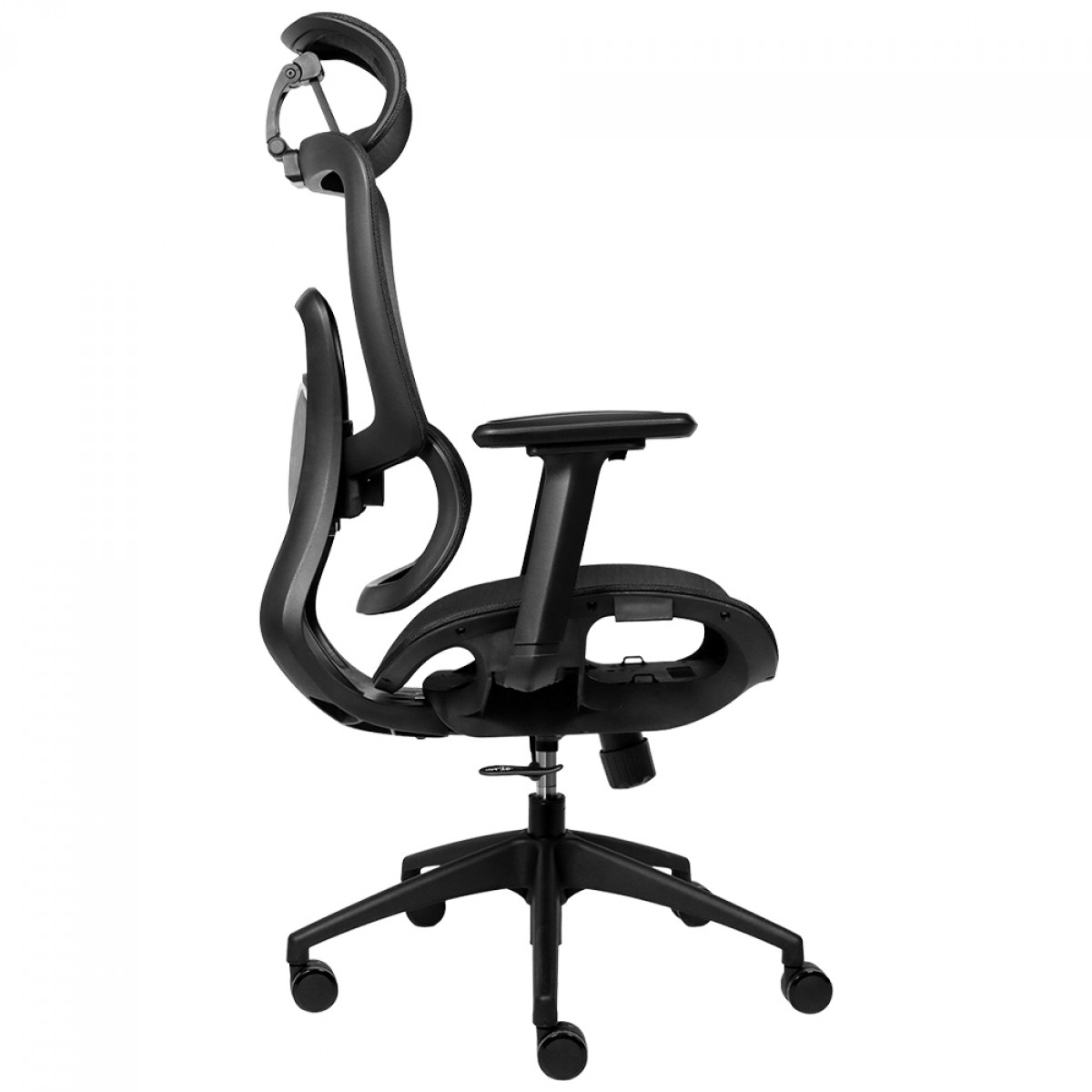 Cadeira de Escritório PCYes Office MS5, Mesh, Ajustável, Ergonômico, 3D, Preto, PCOMS5B