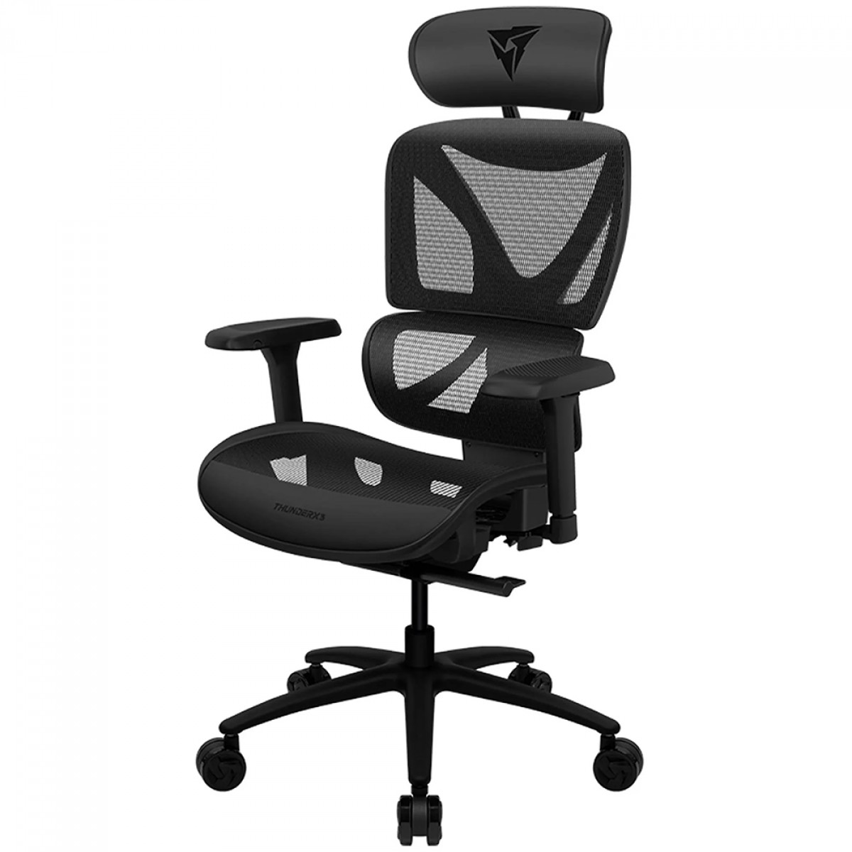 Cadeira de Escritório ThunderX3 XTC Mesh, Ajustável, Ergonômico, 3D, Preto