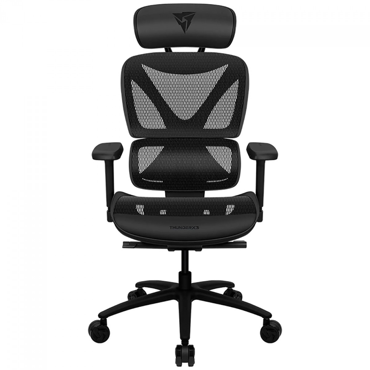 Cadeira de Escritório ThunderX3 XTC Mesh, Ajustável, Ergonômico, 3D, Preto