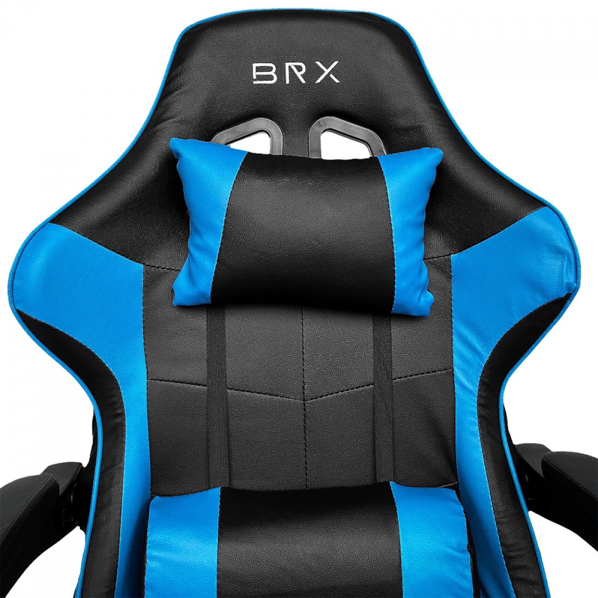 Cadeira Gamer BRX Impact, Ajustável, Azul e Preto, CD-IPCTBLUE