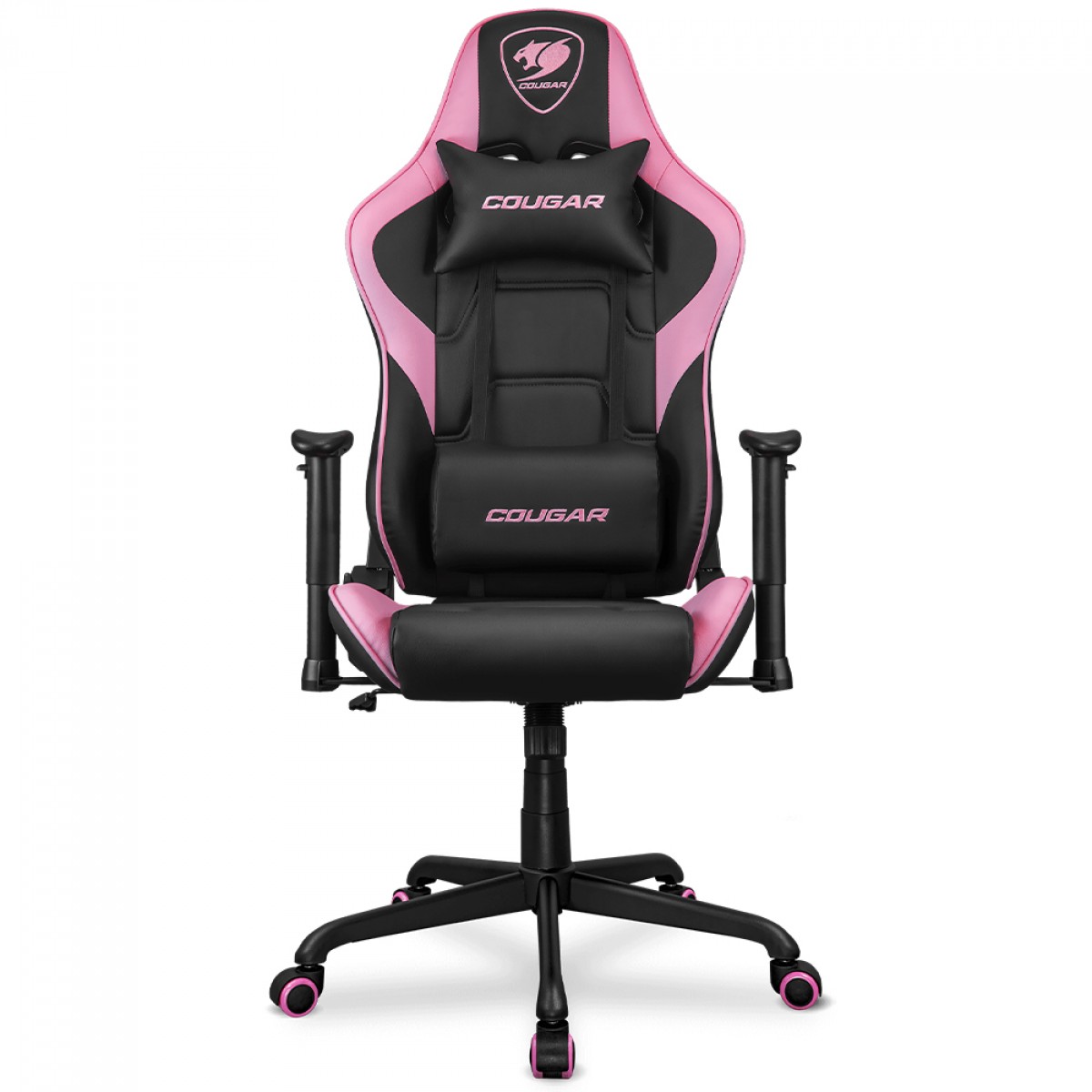 Cadeira Gamer Cougar Armor Elite EVA, Reclinável, Black/Pink, 3MELIPNB.0001