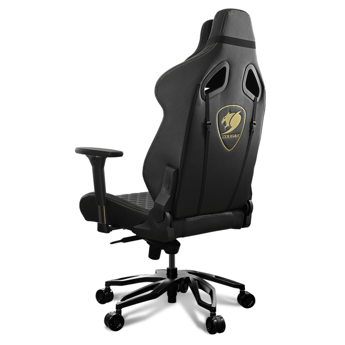 Cadeira Gamer Cougar Armor Titan Pro Royal, Reclinável, Black/Golden, 3MTITANR.0001