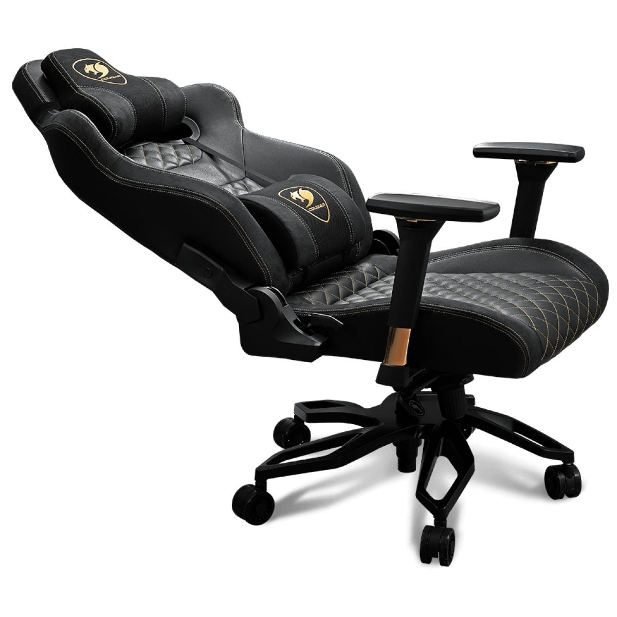 Cadeira Gamer Cougar Armor Titan Pro Royal, Reclinável, Black/Golden, 3MTITANR.0001