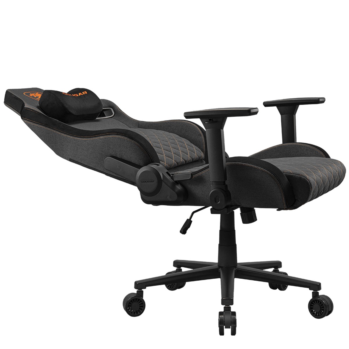Cadeira Gamer Cougar Defensor Gray F, Reclinável, 4D, Tecido, Cinza, 3MDFFGRB.0001