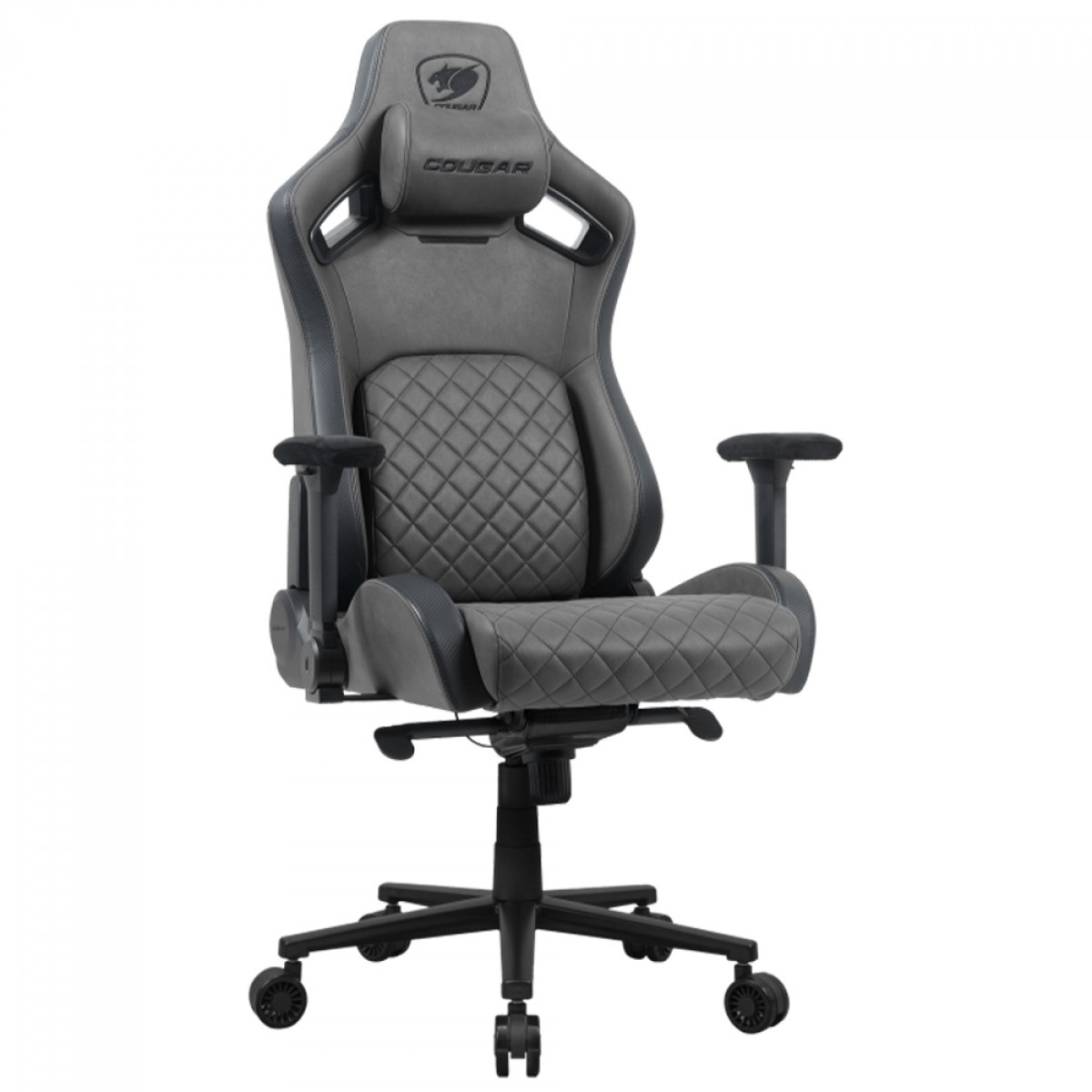 Cadeira Gamer Cougar Defensor S Jet Gray F, Reclinável, 4D, Cinza, CGR-DSF-GRB