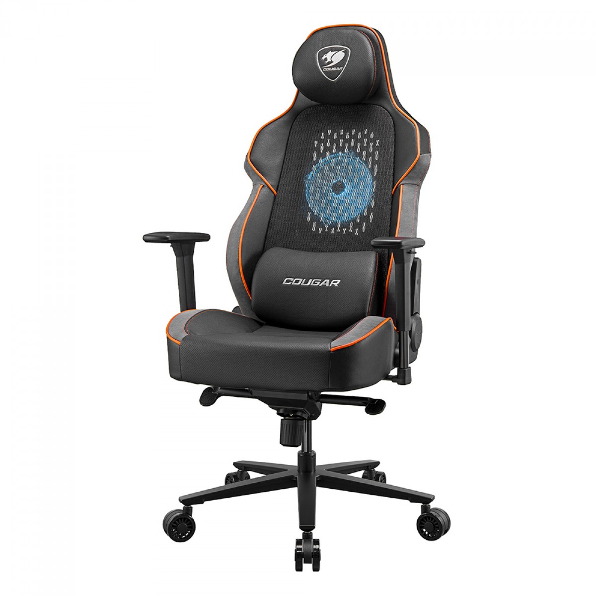 Cadeira Gamer Cougar NXSYS Aero, Reclinável, Black/Orange, 3MARPORB.0001