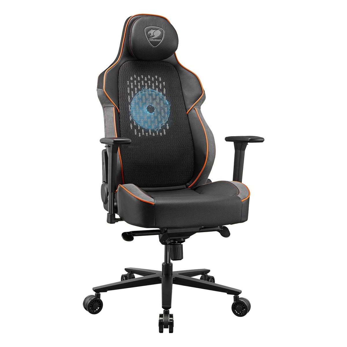 Cadeira Gamer Cougar NXSYS Aero, Reclinável, Black/Orange, 3MARPORB.0001