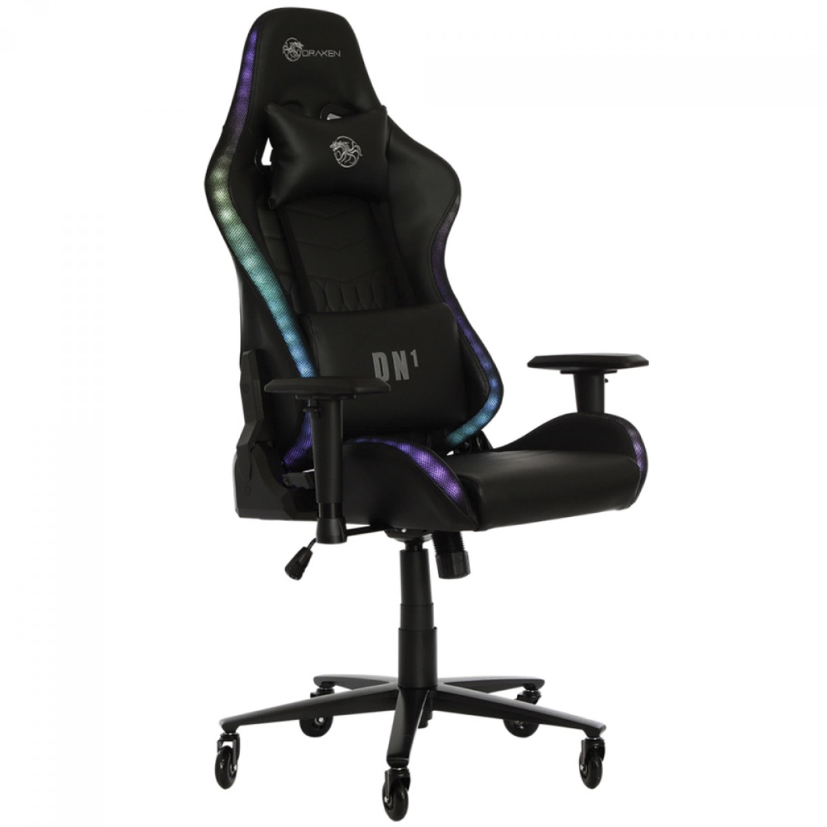 Cadeira Gamer Draxen DN1 RGB, Ajustável, 2D, Preto, DN001/RGB
