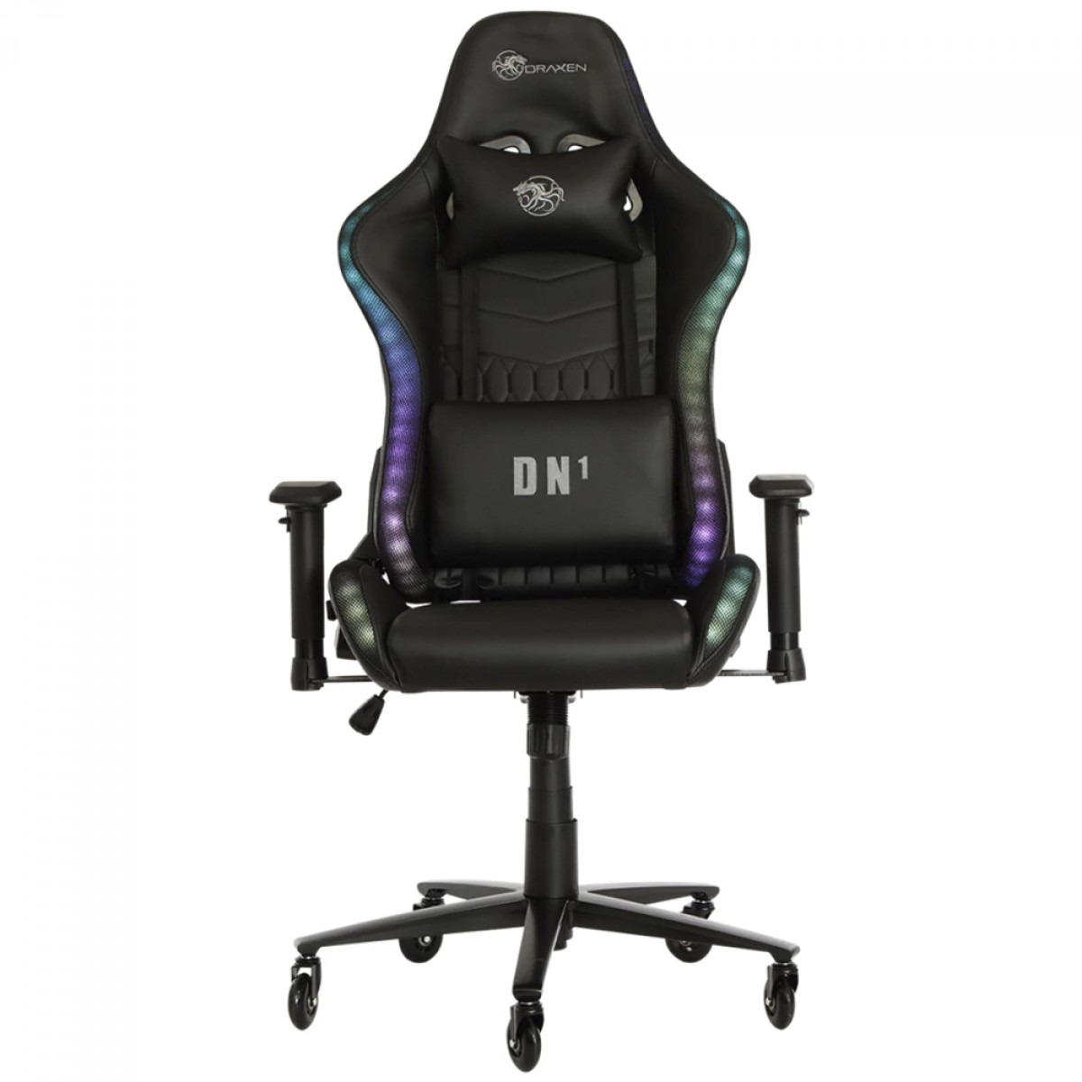 Cadeira Gamer Draxen DN1 RGB, Ajustável, 2D, Preto, DN001/RGB