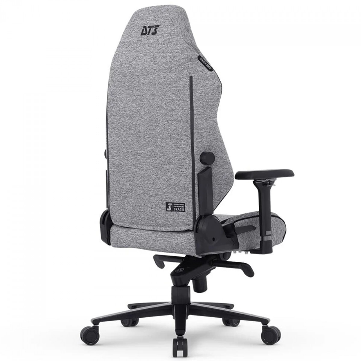 Cadeira Gamer DT3 N10 Fabric Grey, Ajustável, Tecido, 4D, Cinza, 14103-9