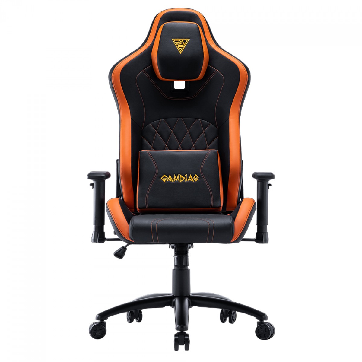 Cadeira Gamer Gamdias Zelus M3, Reclinável, Preto e Laranja, Suporta Até 140KG 