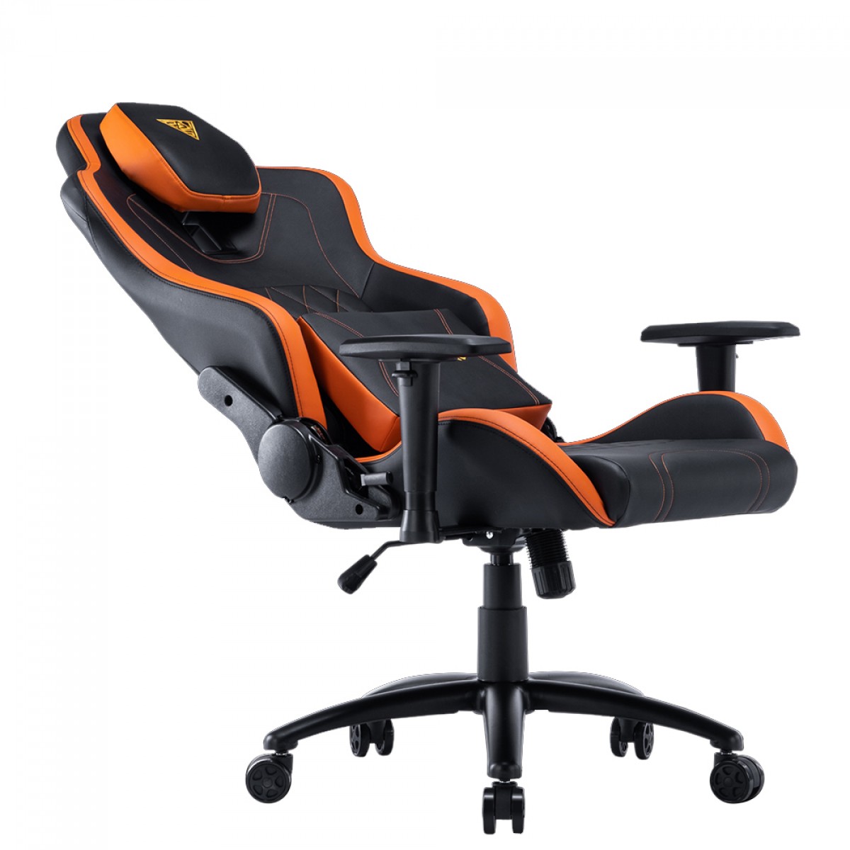 Cadeira Gamer Gamdias Zelus M3, Reclinável, Preto e Laranja, Suporta Até 140KG 