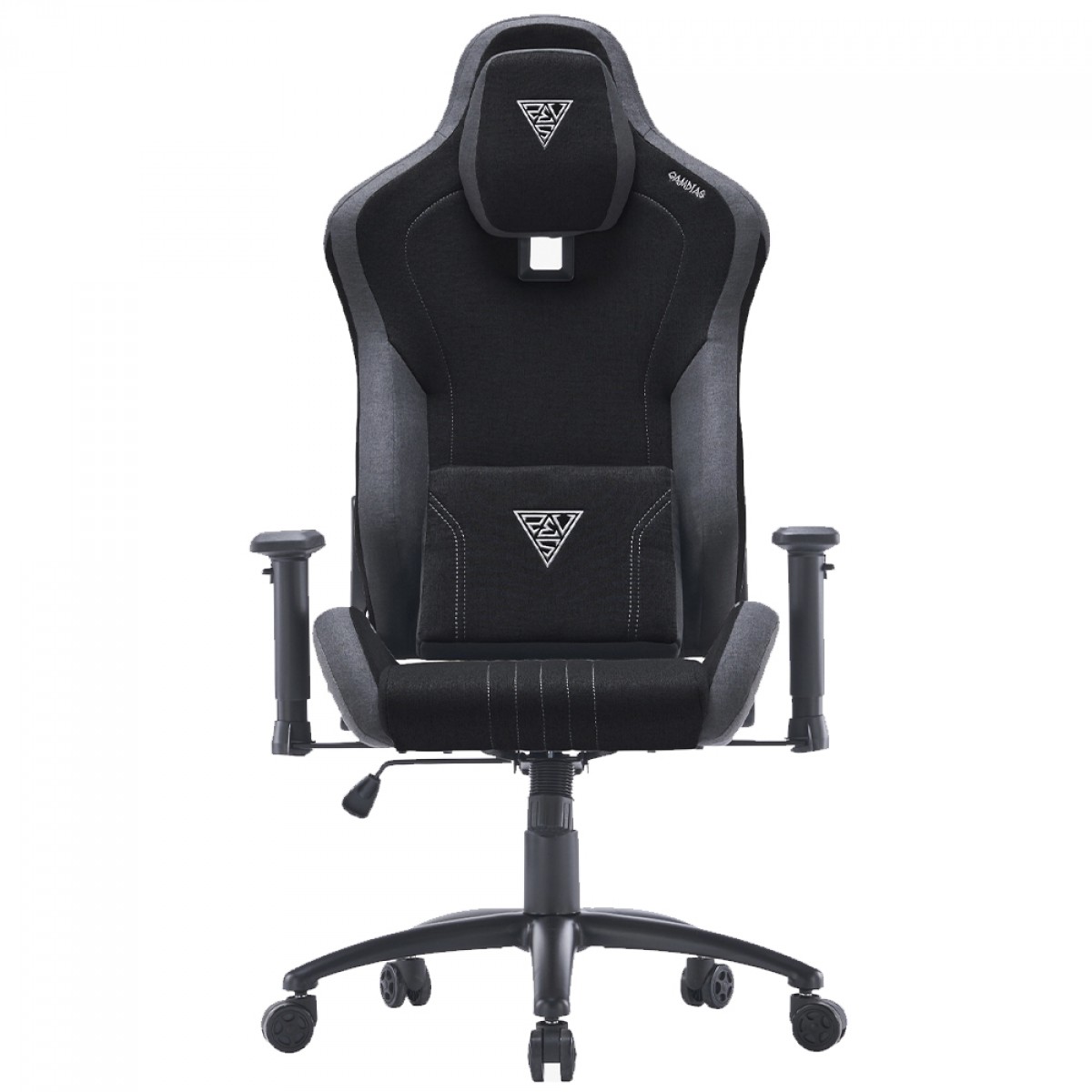Cadeira Gamer Gamdias ZELUS M3 WEAVE, Reclinável, Preto e Cinza, Suporta Até 140KG