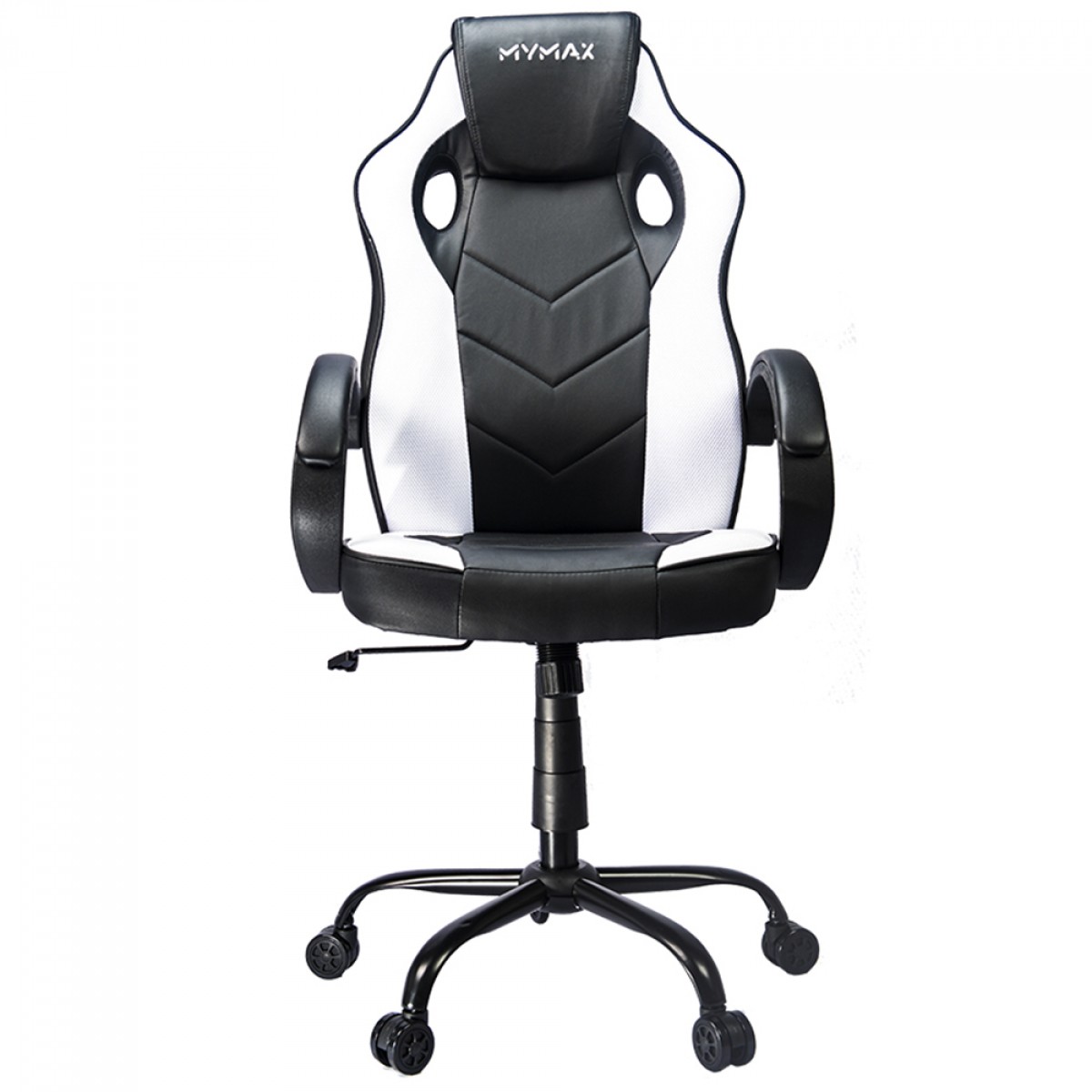 Cadeira Gamer MyMax MX0, Ajustável, Preto e Branco, MGCH-MX0/WH