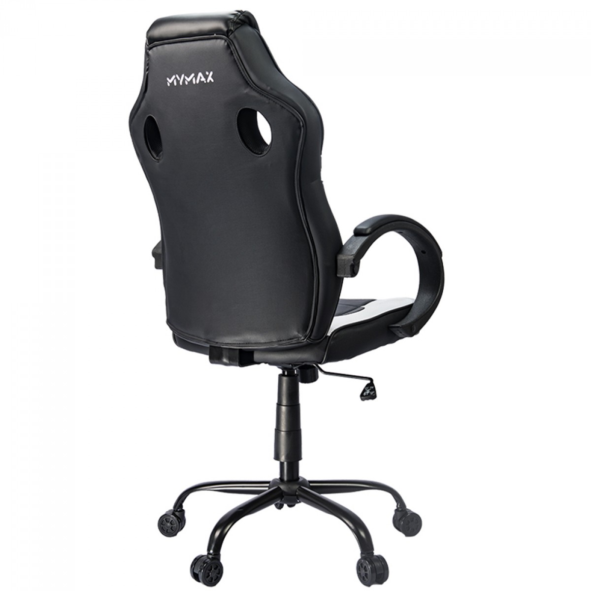 Cadeira Gamer MyMax MX0, Ajustável, Preto e Branco, MGCH-MX0/WH