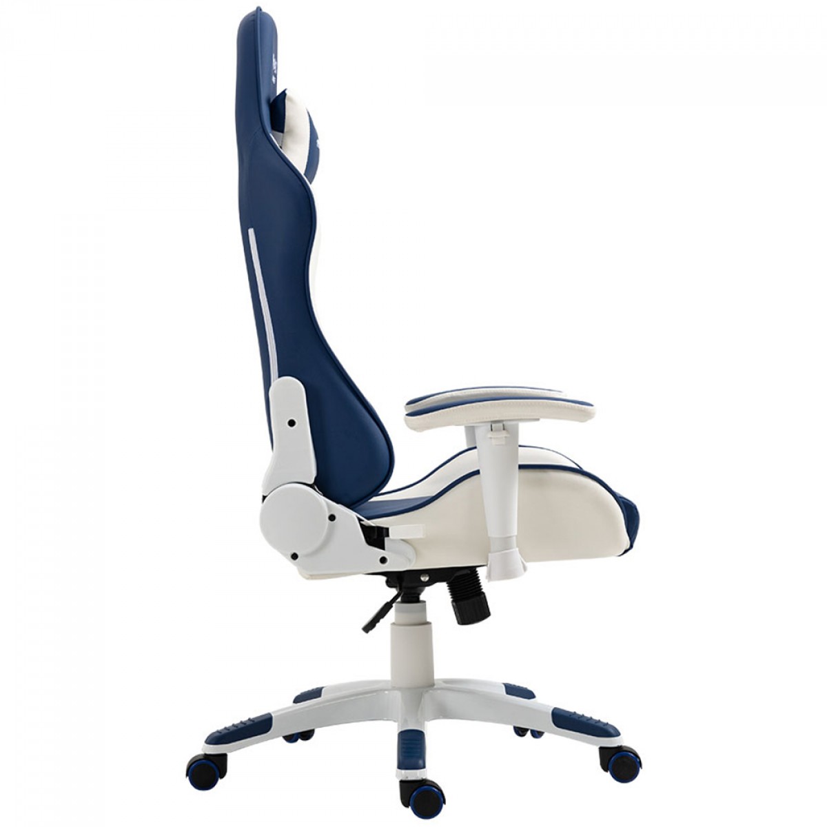 Cadeira Gamer MyMax MX5, Ajustável, 2D, Branco e Azul Marinho, MGCH-MX5/BLMR