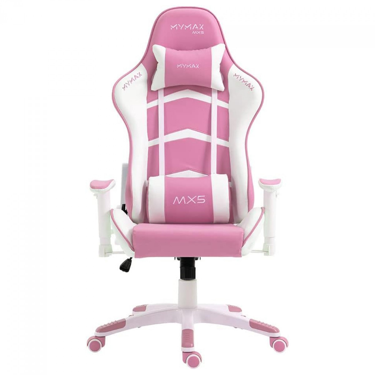 Cadeira Gamer MyMax MX5, Ajustável, 2D, Branco e Rosa, MGCH-MX5/PK