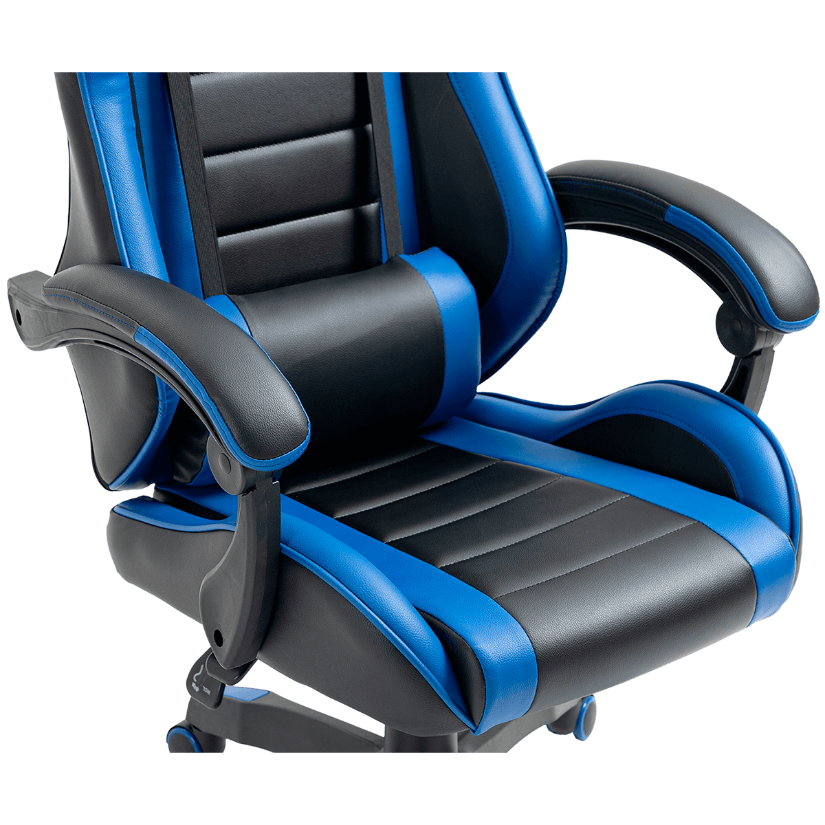 Cadeira Gamer Ninja Danzo, Reclinável, Preto e Azul