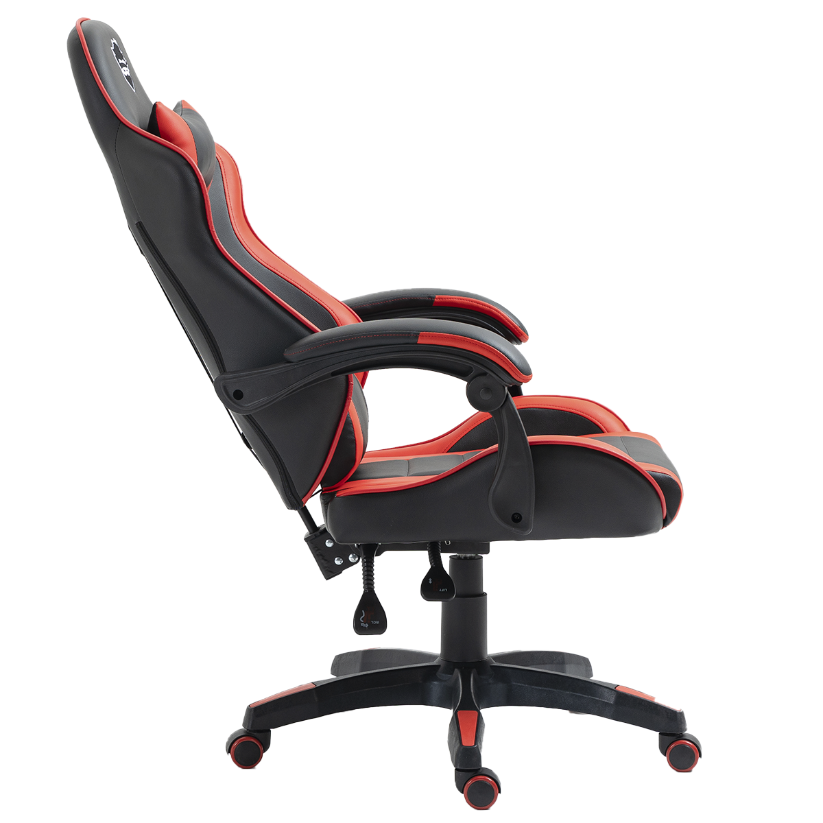 Cadeira Gamer Ninja Danzo, Reclinável, Preto e Vermelho