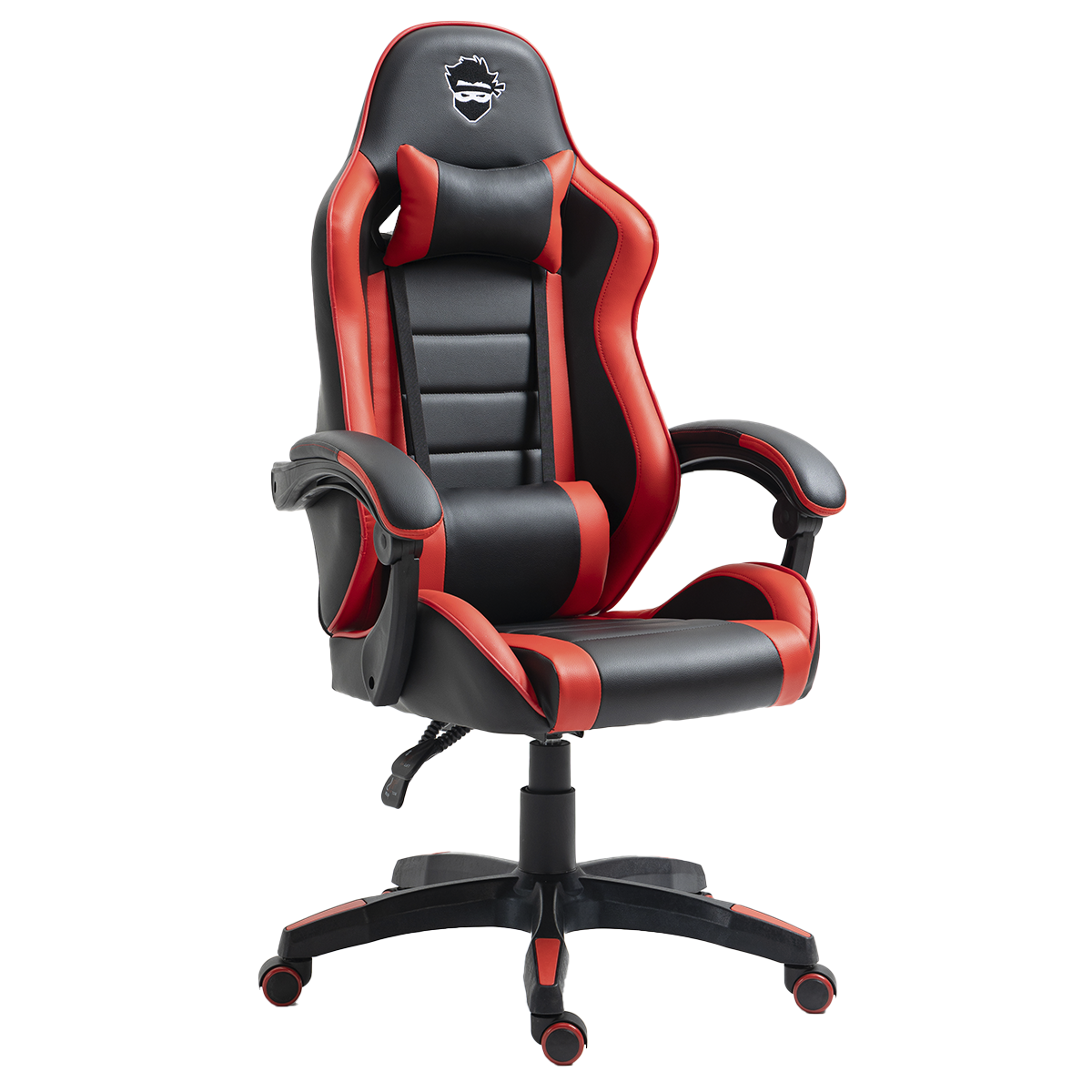 Cadeira Gamer Ninja Danzo, Reclinável, Preto e Vermelho