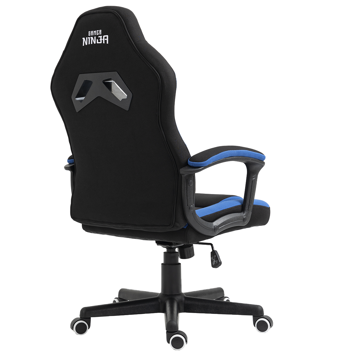 Cadeira Gamer Ninja Genin, Tecido, Preta e Azul