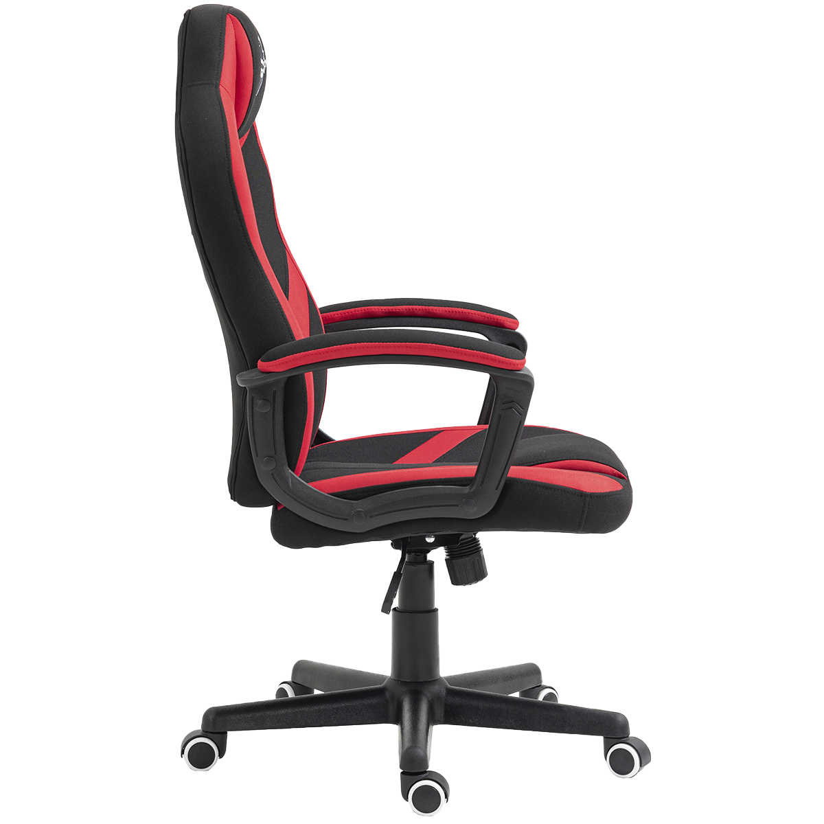 Cadeira Gamer Ninja Genin, Tecido, Preta e Vermelha