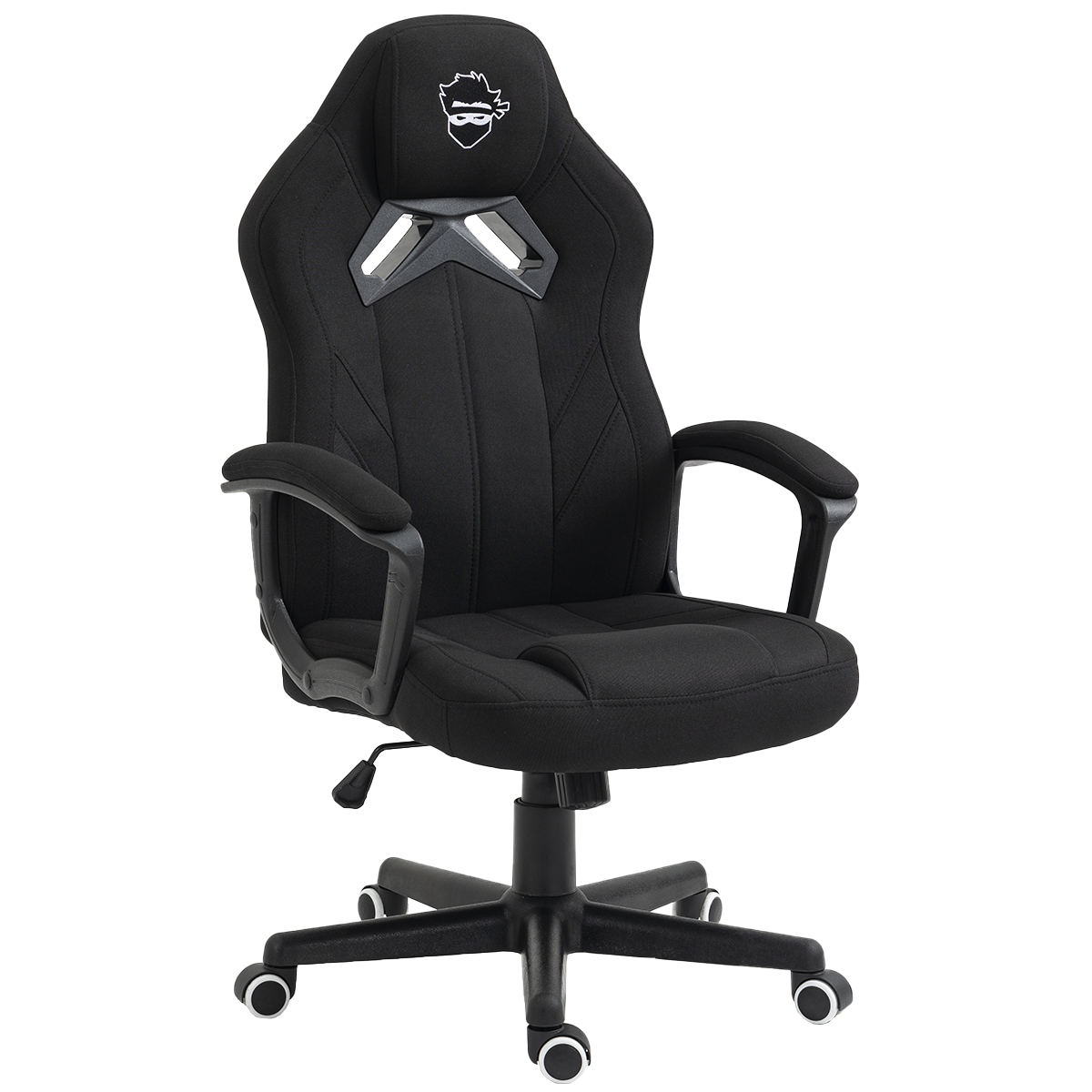 Cadeira Gamer Ninja Genin, Tecido, Preta