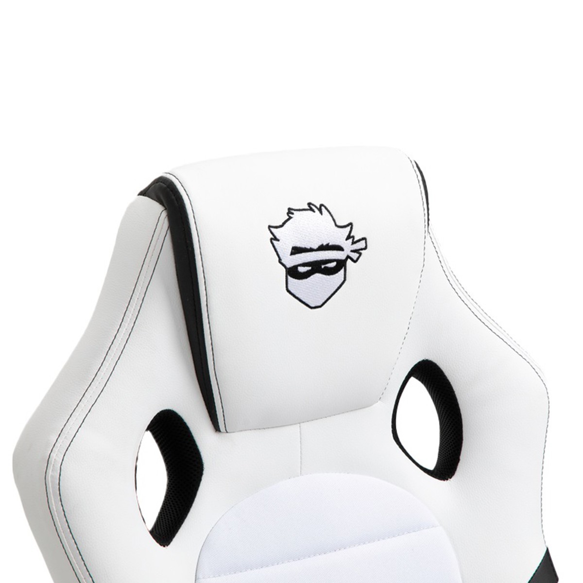 Cadeira Gamer Ninja Hiryu, Branco e Preto