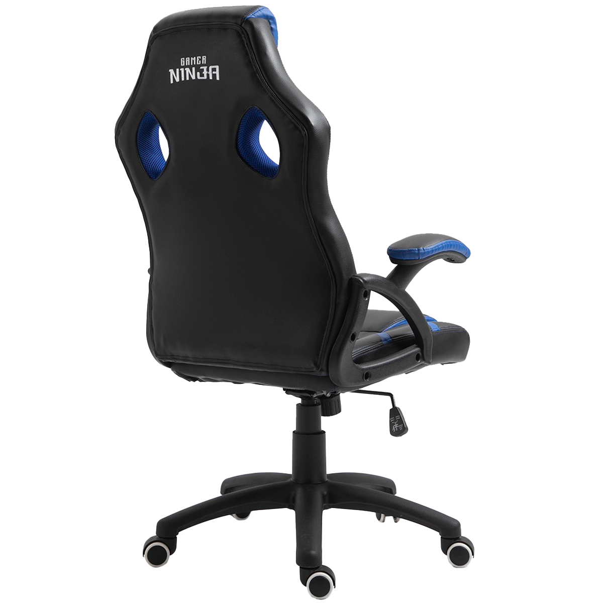 Cadeira Gamer Ninja Hiryu, Preto e Azul