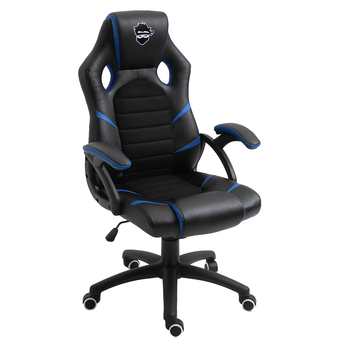Cadeira Gamer Ninja Hiryu, Preto e Azul