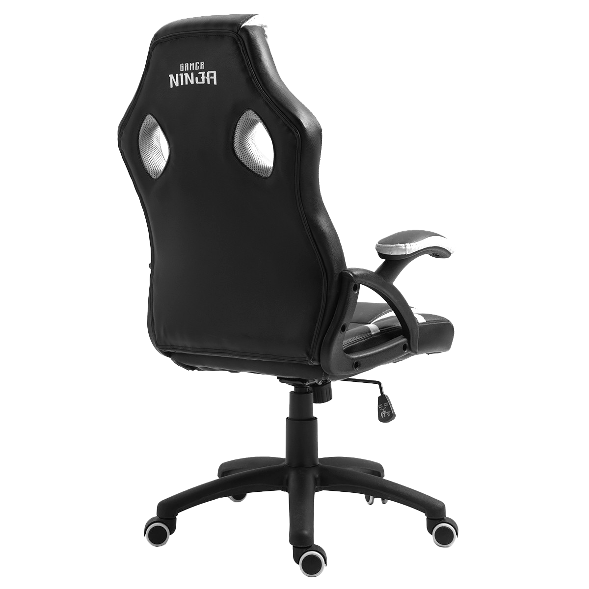Cadeira Gamer Ninja Hiryu, Preto e Branco