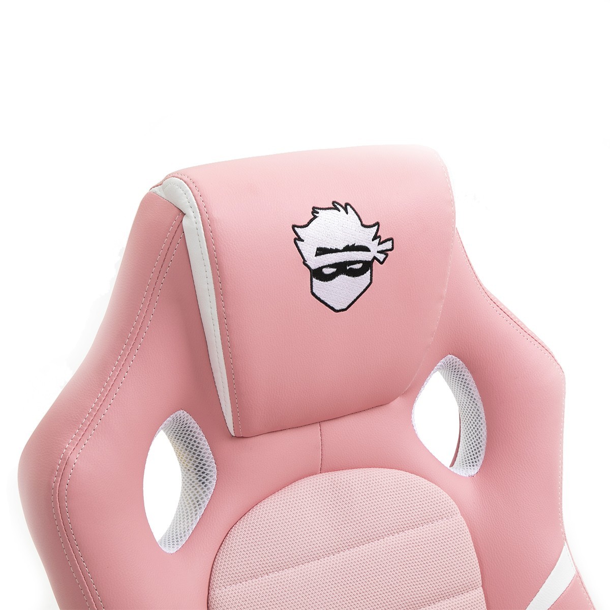 Cadeira Gamer Ninja Hiryu, Rosa e Branco