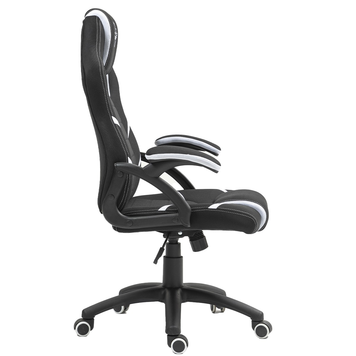 Cadeira Gamer Ninja Hiryu, Tecido, Preto e Branco, GN-CH-HRN0DBWF