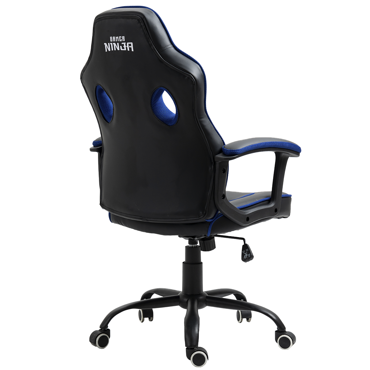 Cadeira Gamer Ninja Kaeru, Preto e Azul