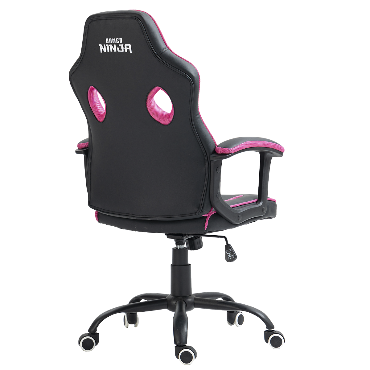 Cadeira Gamer Ninja Kaeru, Preto e Rosa