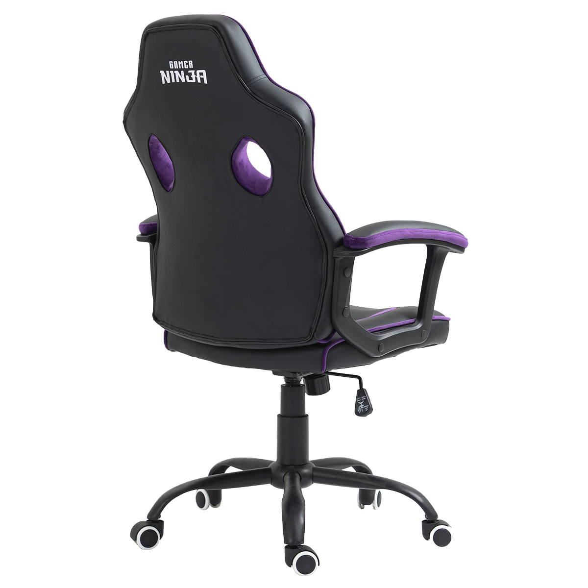 Cadeira Gamer Ninja Kaeru, Preto e Roxo