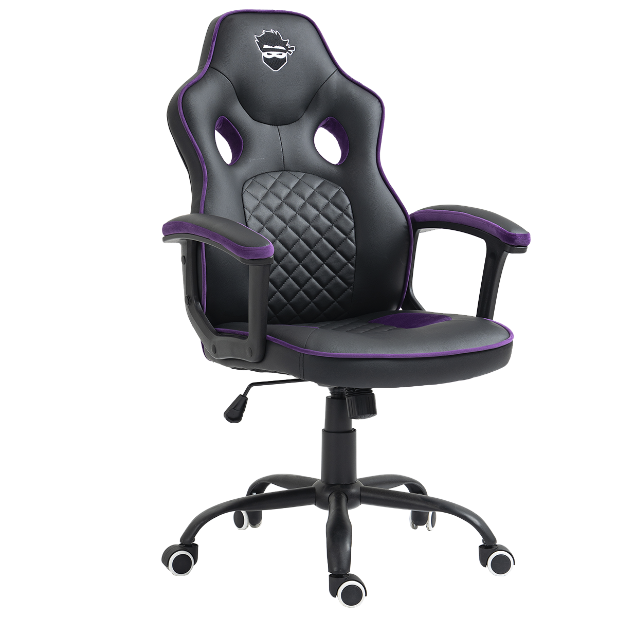 Cadeira Gamer Ninja Kaeru, Preto e Roxo