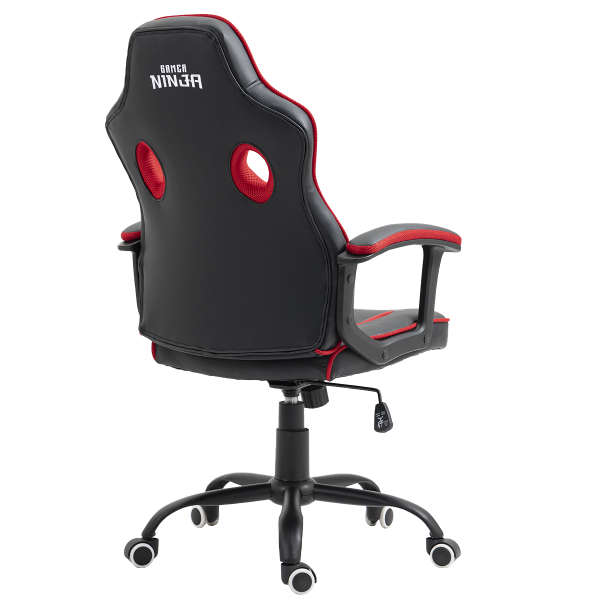 Cadeira Gamer Ninja Kaeru, Preto e Vermelho