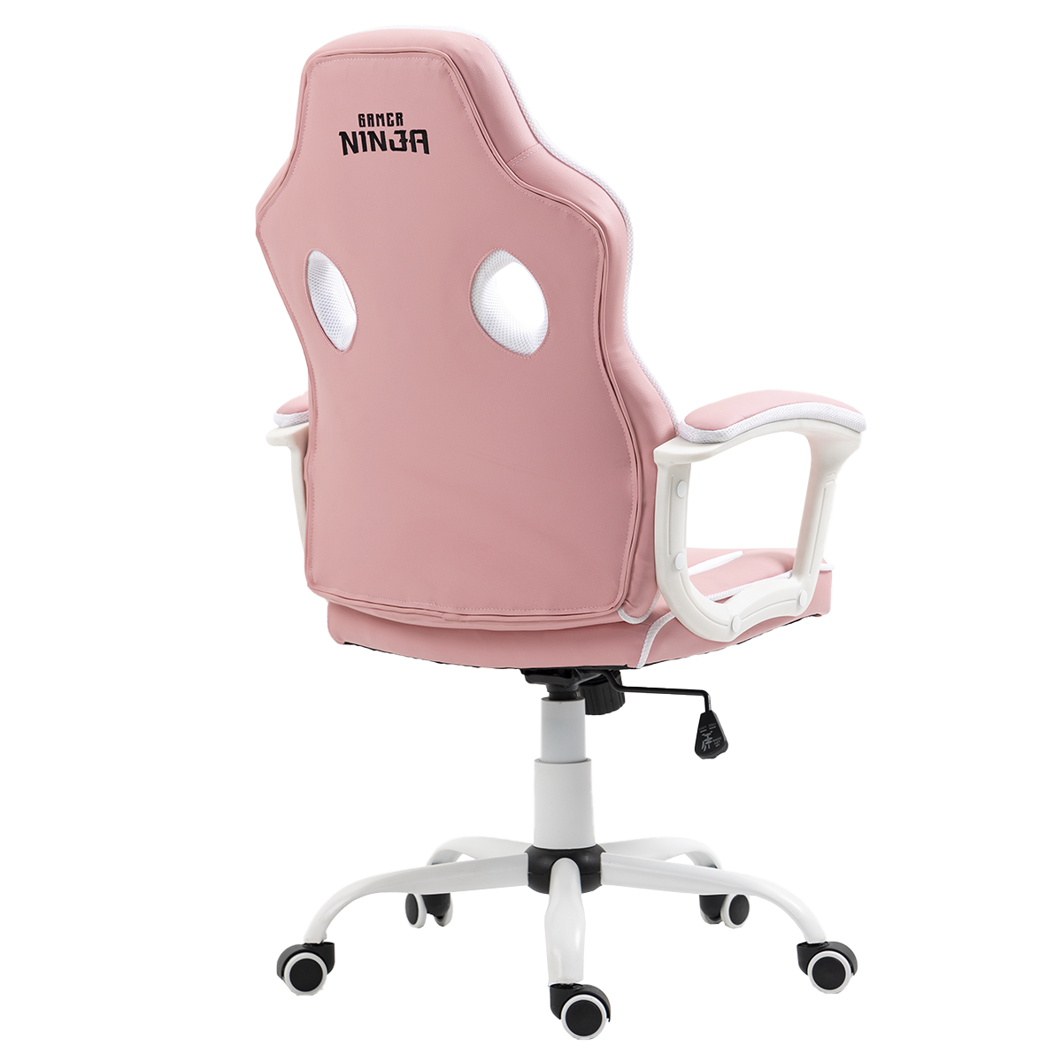 Cadeira Gamer Ninja Kaeru, Rosa e Branco