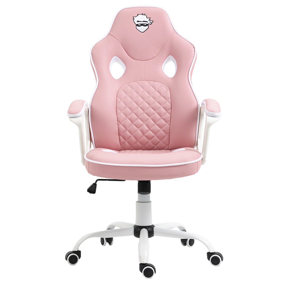 Cadeira Gamer Ninja Kaeru, Rosa e Branco
