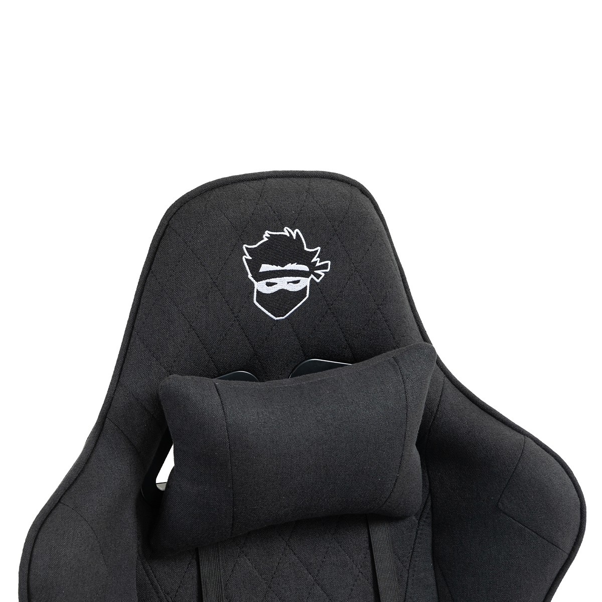 Cadeira Gamer Ninja Karasu, Reclinável, 2D, Tecido, Preta, GN-CH-KRR2DBF