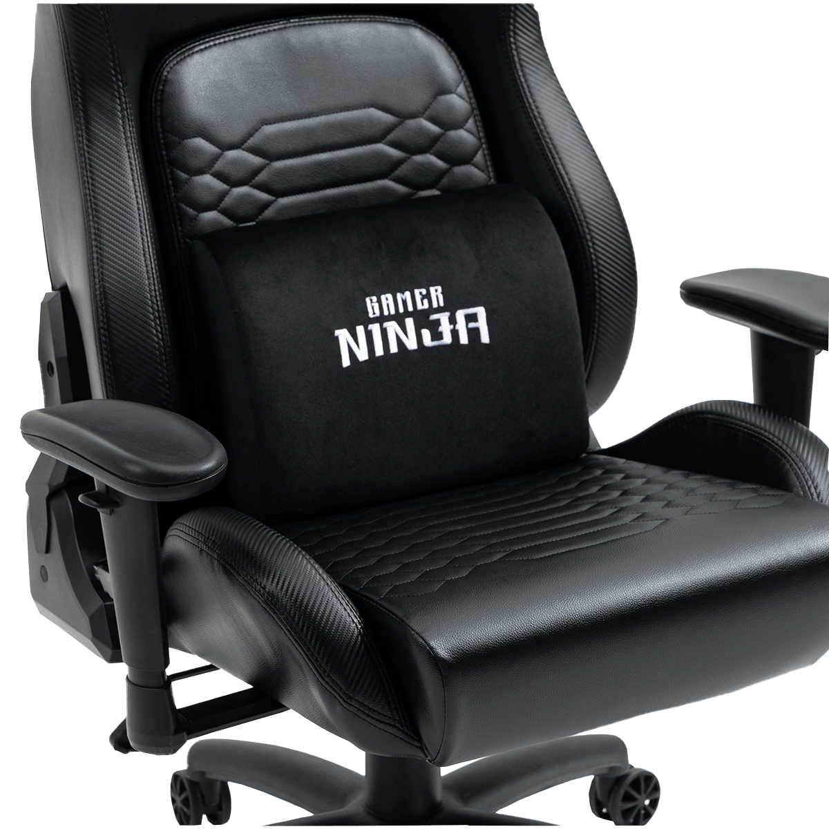 Cadeira Gamer Ninja Mamba, Reclinável, Preto