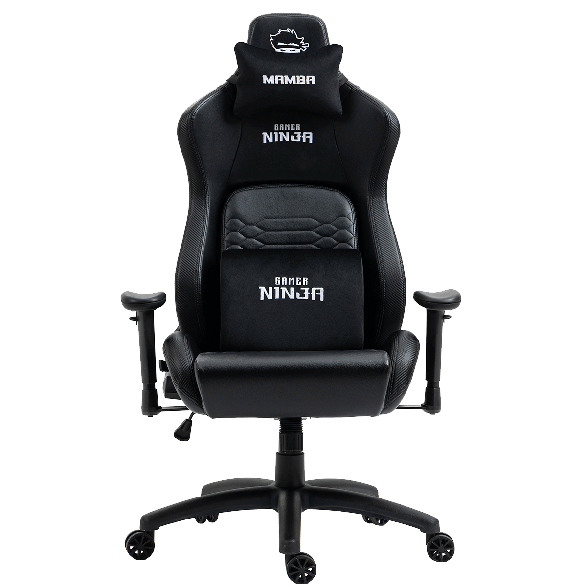 Cadeira Gamer Ninja Mamba, Reclinável, Preto