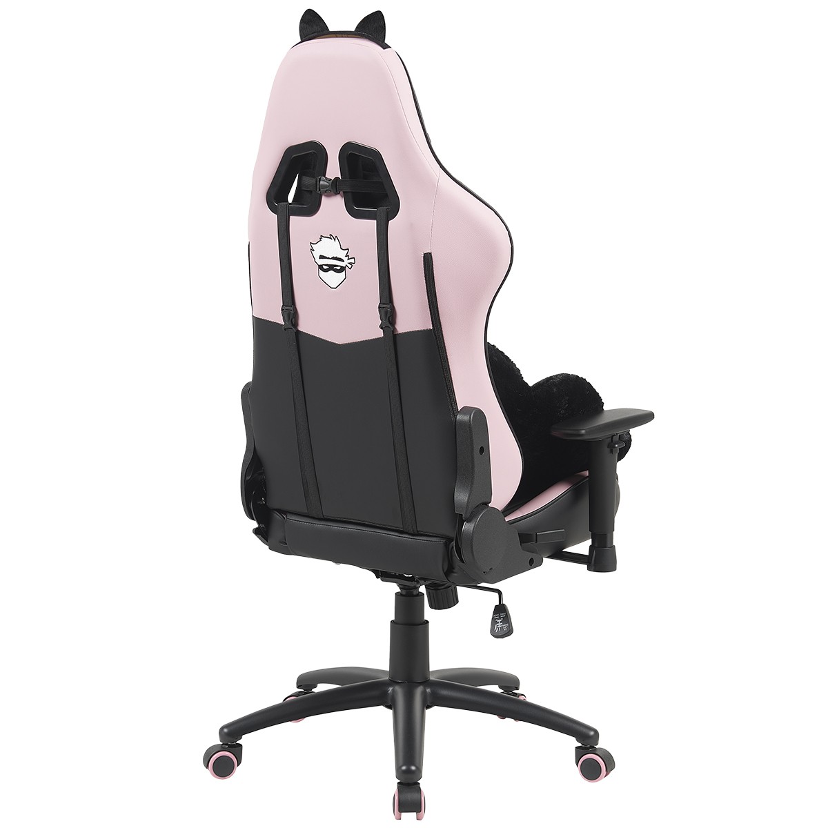 Cadeira Gamer Ninja MewMew Pro Edition, Reclinável, 3D, Preta e Rosa, GN-CH-MPR3DBPL